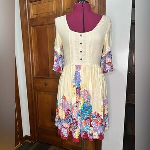 Umgee floral flutter dress size medium